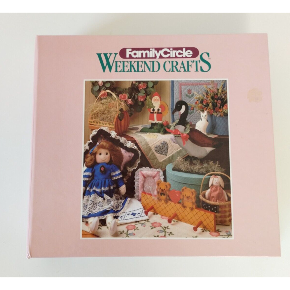 Vintage Family Circle Weekend Crafts Binder - Cards - Patterns Book DIY
